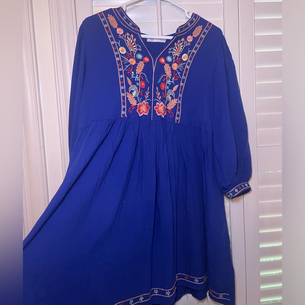 embroidered dress